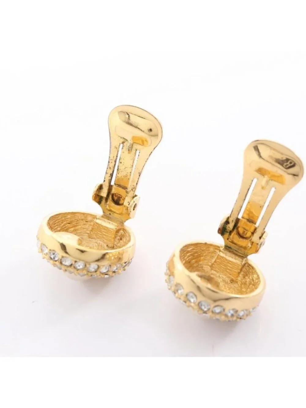 Dior Earrings Pearl Gold - Picture 8 of 8